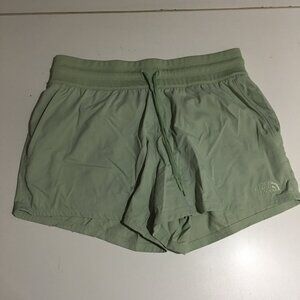 The North Face Green Aphrodite Shorts Womens Medium Green